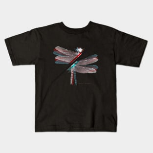 Electric Dragonfly chromatic Dance Electro music Kids T-Shirt